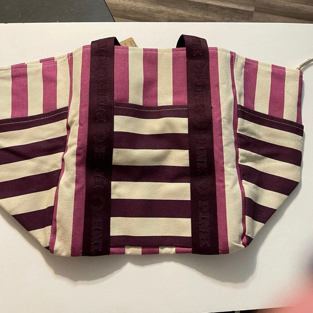 NWT PINK Tote Bag Pink and Purple Great for Travel - Picture 3 of 7